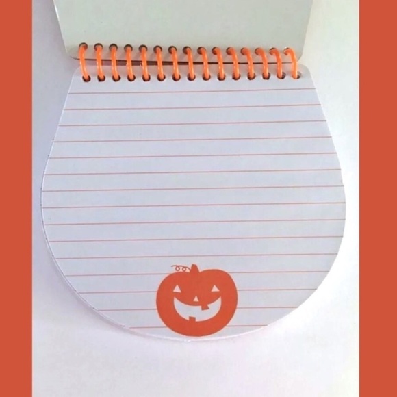 Halloween Pumpkin Stationery Set Notepad Stickers Pencils Glitter Planner Girl - Picture 8 of 8